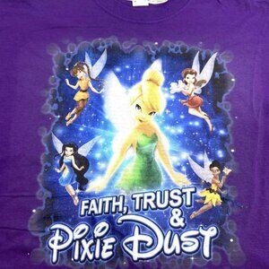 Faith, Trust, and Pixie Dust -- Women's Medium Purple NOS T-Shirt